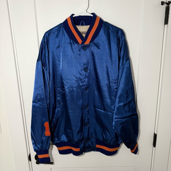 Mitchell & Ness Retro New York Knicks Varsity Bomber Jacket. Causal XXL NBA